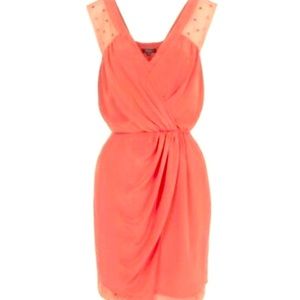 Silk coral Paul Smith Black dress